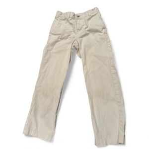VINEYARD VINES EUC BOYS BEIGE CHINOS PANTS KHAKI BOTTOMS UNIFORM SCHOOL SIZE 8